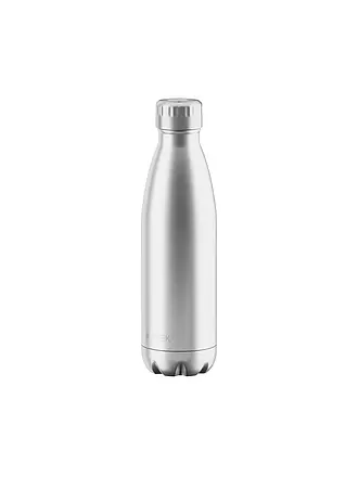 FLSK | Borraccia termica - Thermos 0,5 l acciaio inossidabile rosso | silber